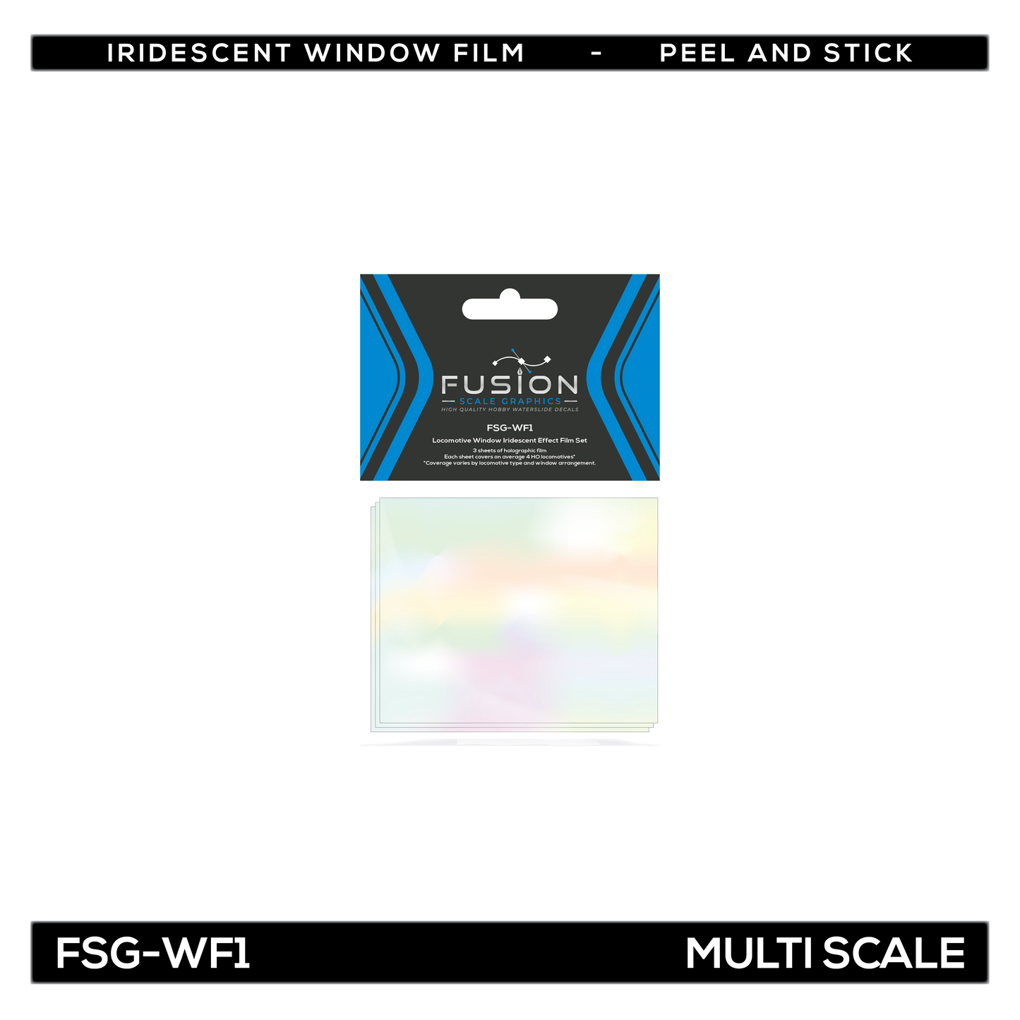 FRA Locomotive Window Glazing Iridescent Film Effect Set