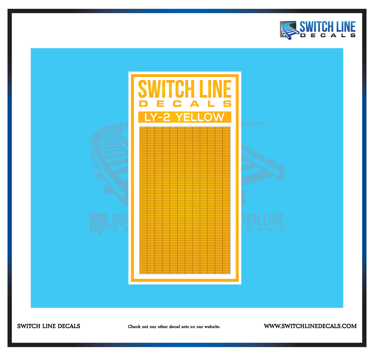 HO Scale Yellow Locomotive Reflective 4" Dashes FRA Markings Set