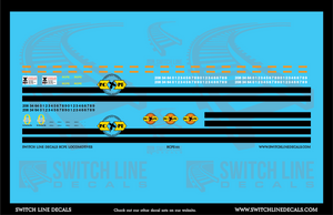 HO Scale Rapid City, Pierre Easter Railroad RCPE GP / SD Locomotives Decal Set