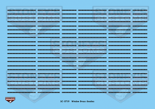 Stoney's Customs Window Brace Goodies 1:24 Decal Set