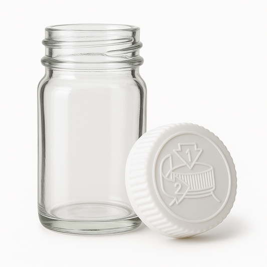 Scalecoat Empty 2 oz. Glass Jar with Cap