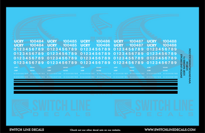 UCRY Freight Car Patching Decal Set