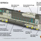 HO Scale Broadway Limited SD70AH UP 1943, "Support Our Troops", Paragon4 Sound/DC/DCC, w/ Smoke, HO
