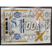 Load image into Gallery viewer, 3 Amigos Decals #00 GOODYEAR SCOTT BLOOMQUIST 2021 SRX SERIES Decal Set 1:24