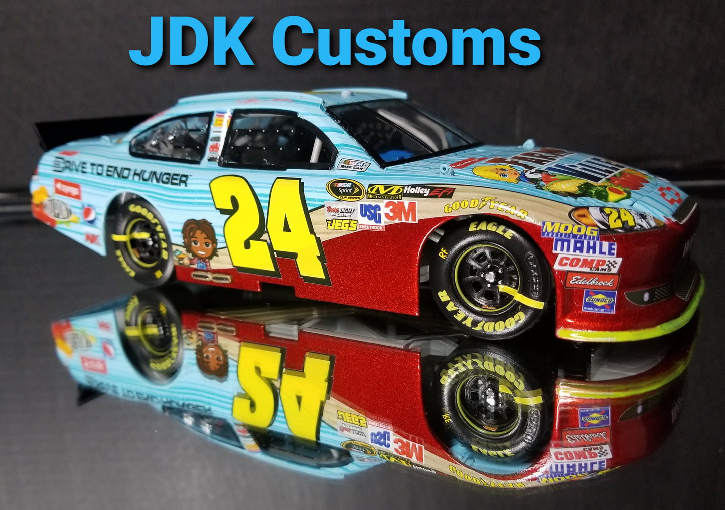 Stoney's Customs 2012 #24 Farmville Jeff Gordon 1:24 Decal Set