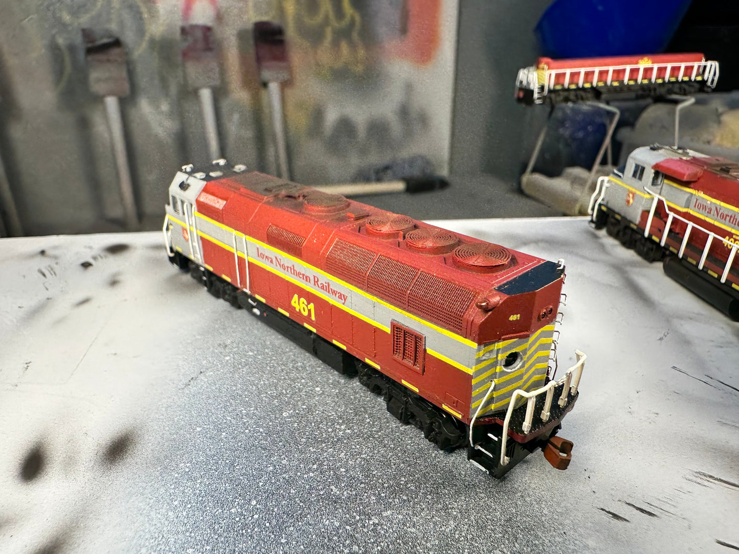 HO Scale Iowa Northern F40PH Locomotive Decal Set