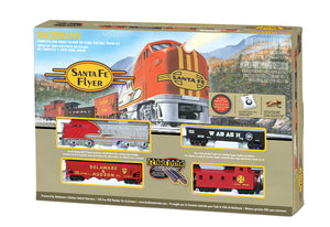 HO Scale Bachmann Starter Set Santa Fe Flyer