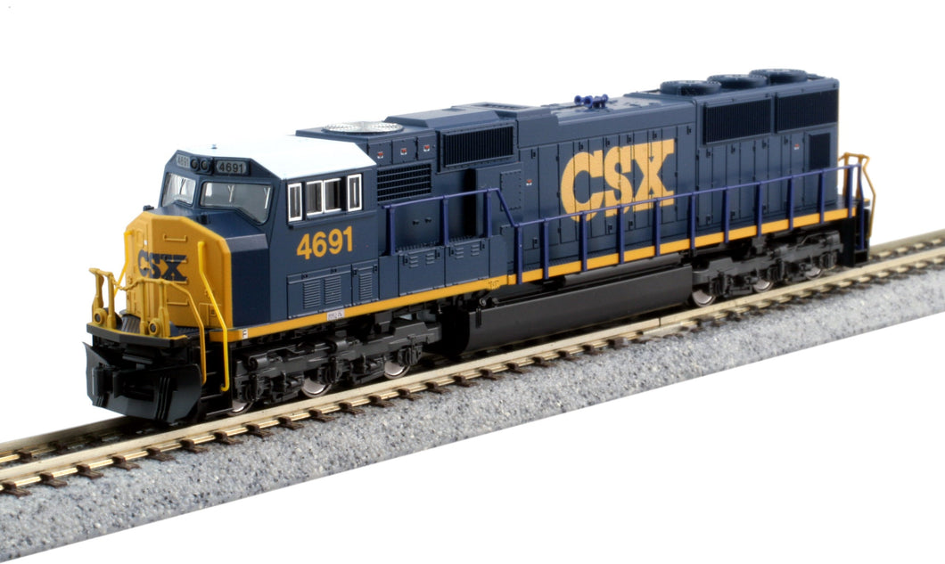 Kato N Scale EMD SD70M Flat Radiator CSX #4695 (Flat Radiator)