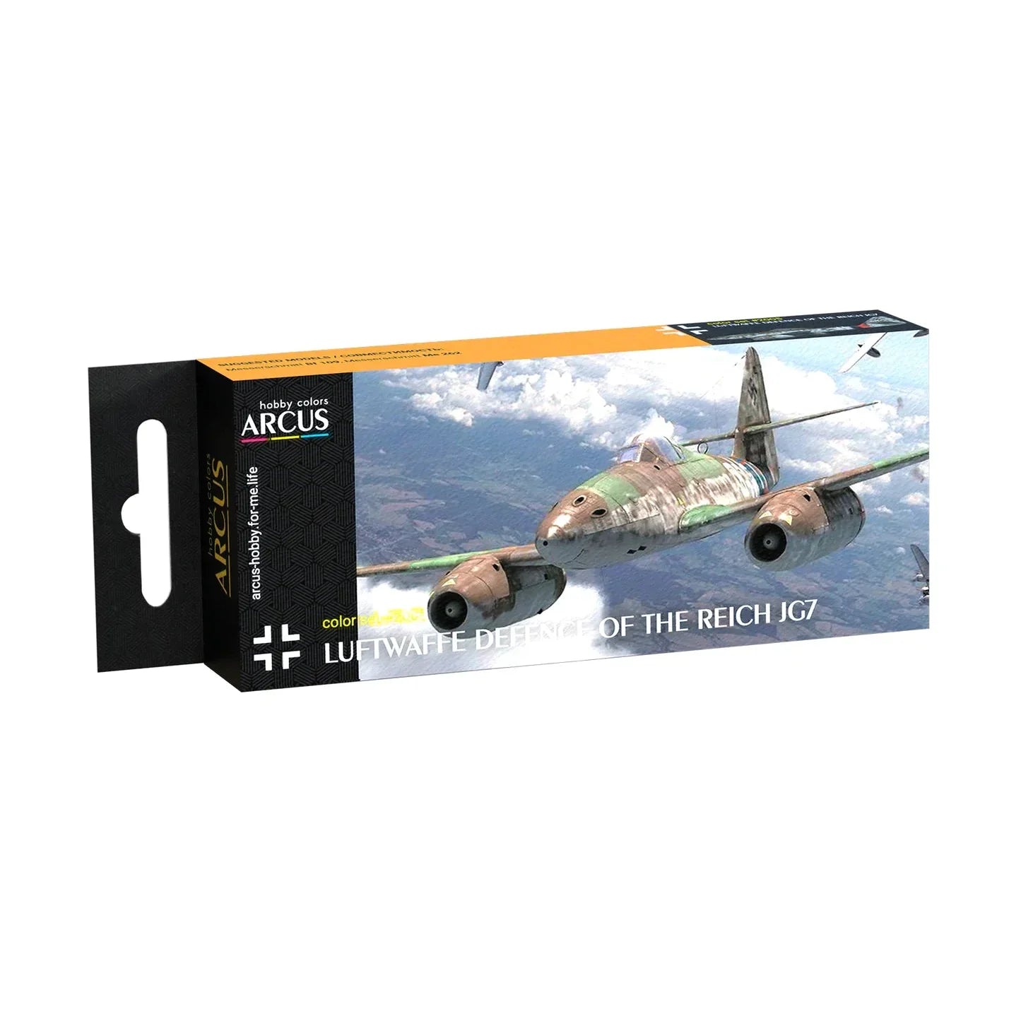 Arcus Hobby Colors Luftwaffe Defence of The Reich JG7 Paint Set - Fusion Scale Hobbies