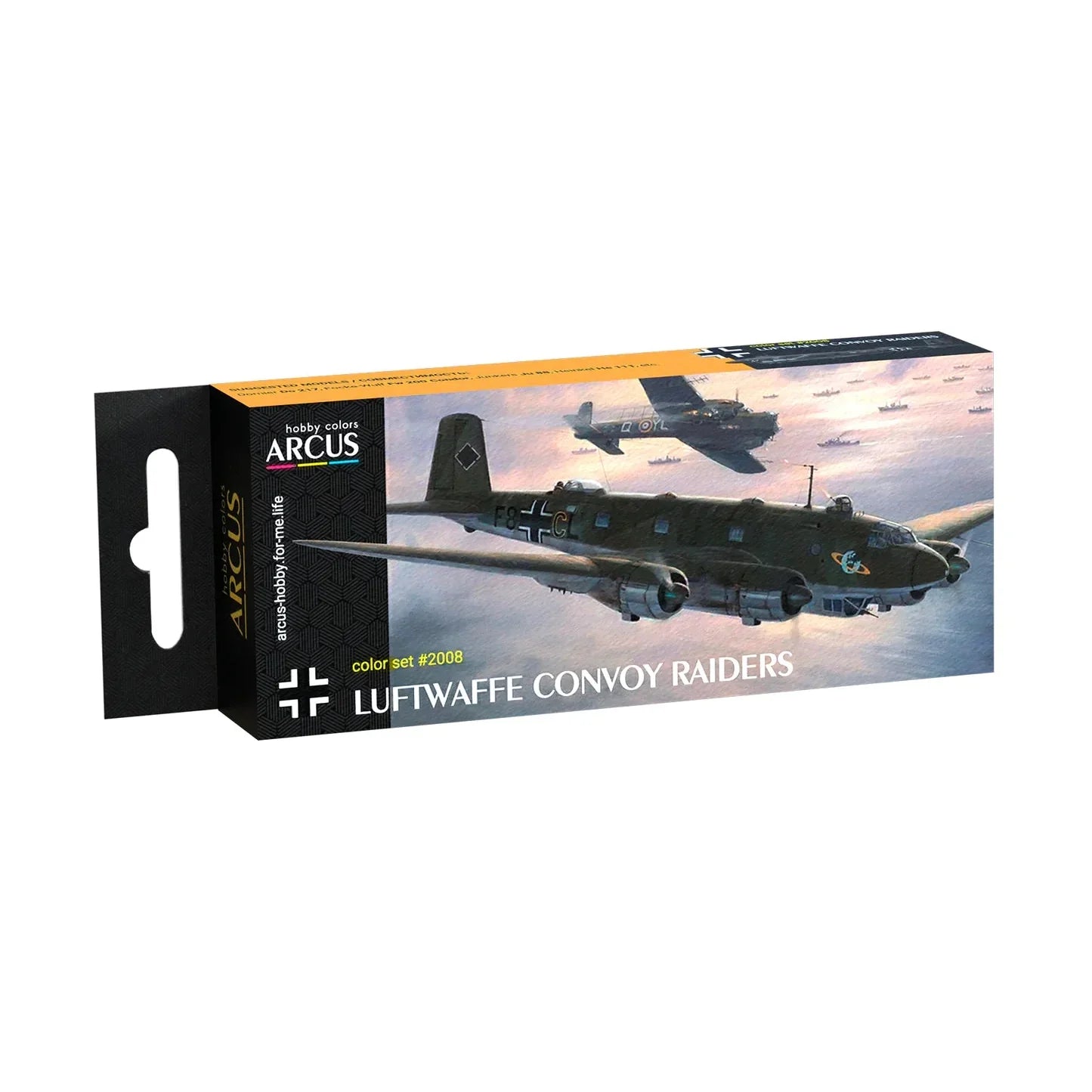 Arcus Hobby Colors Luftwaffe Convoy Raiders Paint Set - Fusion Scale Hobbies
