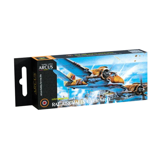 Arcus Hobby Colors RAF Aircrafts over MTO Paint Set - Fusion Scale Hobbies
