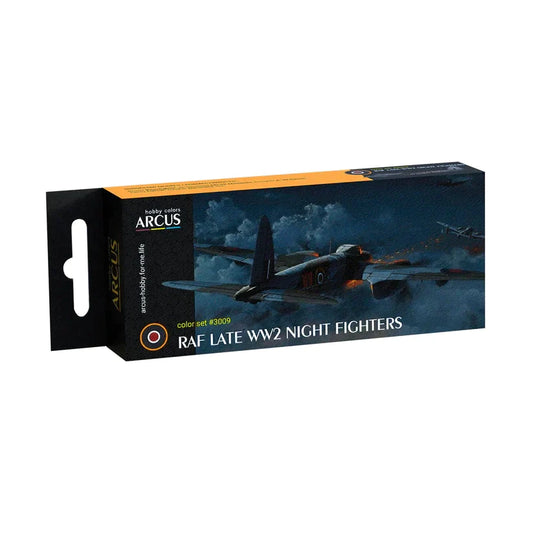 Arcus Hobby Colors RAF Late WW2 Night Fighters Paint Set - Fusion Scale Hobbies