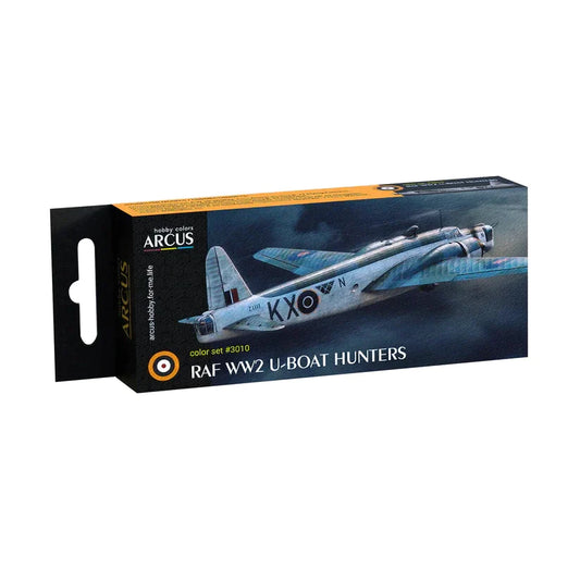 Arcus Hobby Colors RAF WW2 U-Boat Hunters Paint Set - Fusion Scale Hobbies
