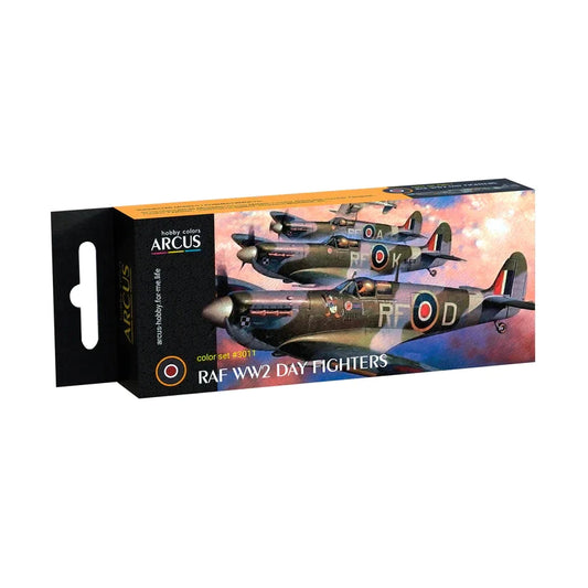 Arcus Hobby Colors RAF WW2 Day Fighters Paint Set - Fusion Scale Hobbies