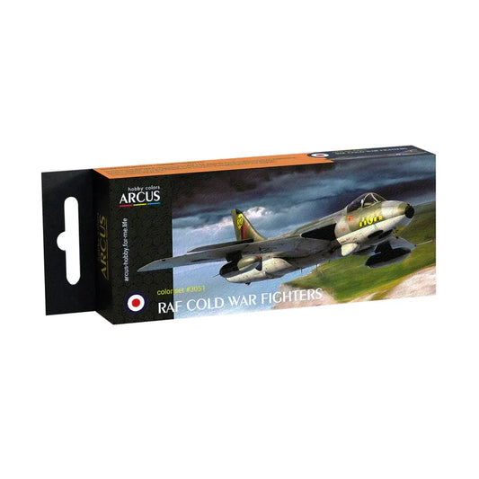 Arcus Hobby Colors RAF Cold War Fighters Paint Set - Fusion Scale Hobbies