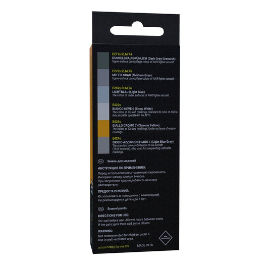 Arcus Hobby Colors ANR Fighters Over Northern Italy Paint Set - Fusion Scale Hobbies