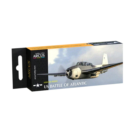 Arcus Hobby Colors US Battle of Atlantic Paint Set - Fusion Scale Hobbies