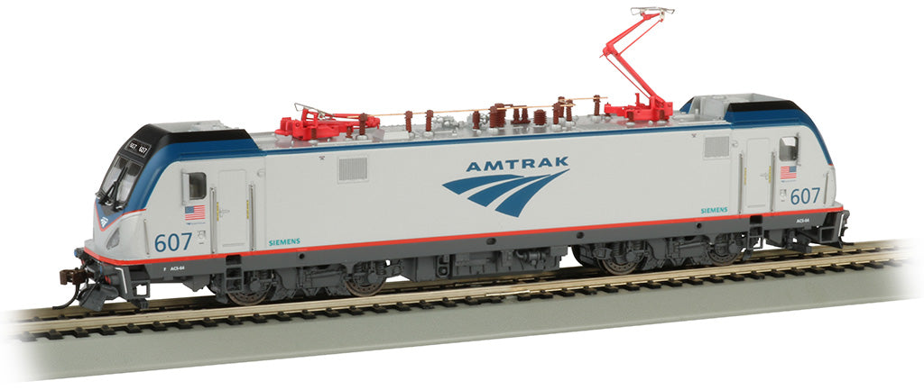 HO Scale Bachmann Amtrak #607 - Siemens ACS-64 DCC SOUND