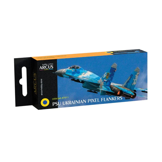 Arcus Hobby Colors PSU Ukrainian Flankers Paint Set - Fusion Scale Hobbies