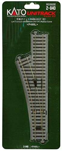 HO Scale Kato Unitrack #4 switch Left