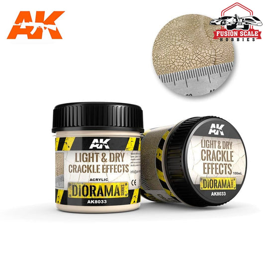 AK Interactive Light & Dry Crackle Effects 100ml - Fusion Scale Hobbies