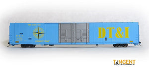 HO Scale Tangent 86' High Cube Boxcar DT&I