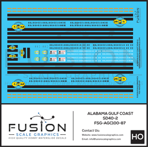 HO Scale North Carolina EMD F59PH Locomotive Decal Set