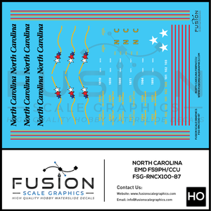 HO Scale Operation North Pole 2014 Locomotive Decal Set