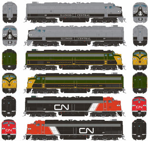 HO Scale Rapido CN & IC Executive Units PREORDER