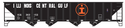 N Scale Trainworx Illinois Central Gulf 100 Ton hoppers