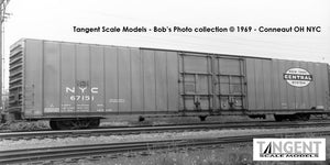 HO Scale Tangent 86' High Cube Boxcar New York Central