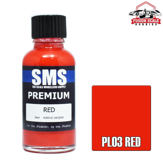 Scale Modelers Supply Premium Red 30ml