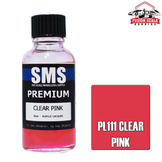 Scale Modelers Supply Premium Clear Pink 30ml