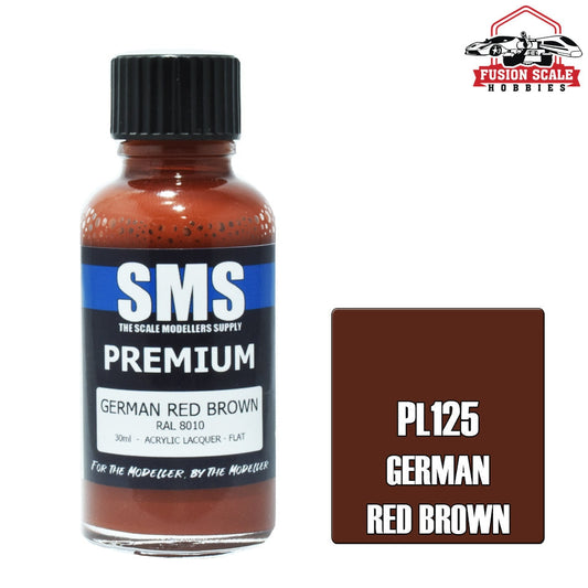Scale Modelers Supply Premium German Red Brown 30ml
