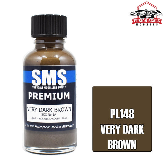 Scale Modelers Supply Premium Very Dark Brown Scc No 1a 30ml