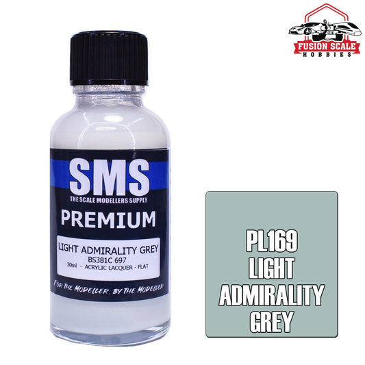 Scale Modelers Supply Premium Light Admirality Grey 30ml