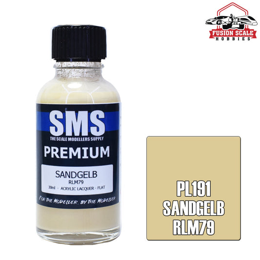 Scale Modelers Supply Premium Sandgelb Rlm 30ml