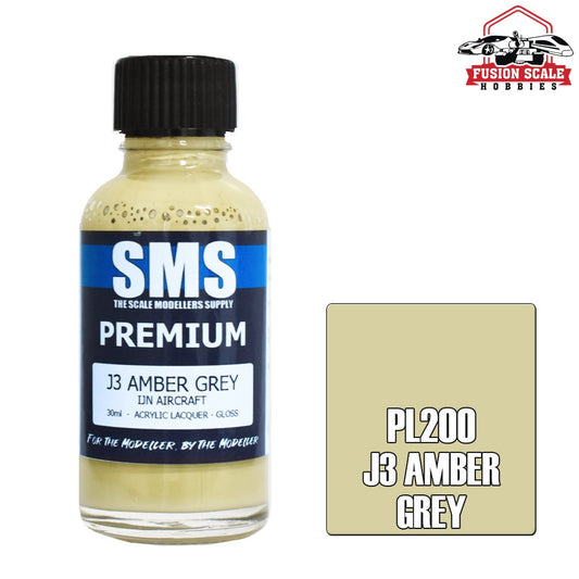 Scale Modelers Supply Premium J Amber Grey 30ml