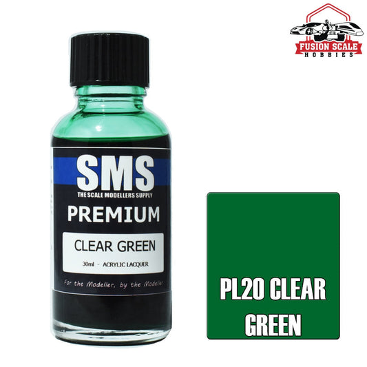 Scale Modelers Supply Premium Clear Green 30ml