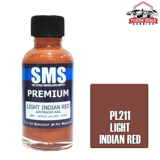 Scale Modelers Supply Premium Light Indian Red 30ml