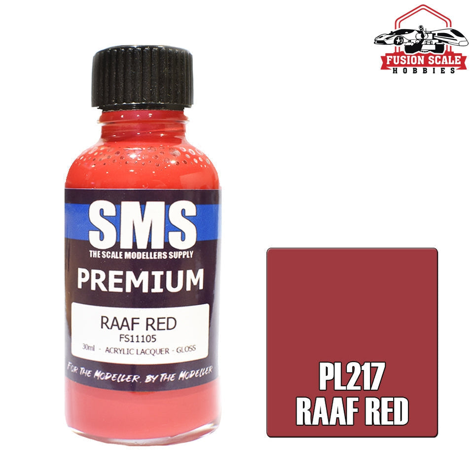 Scale Modelers Supply Premium Raaf Red 30ml