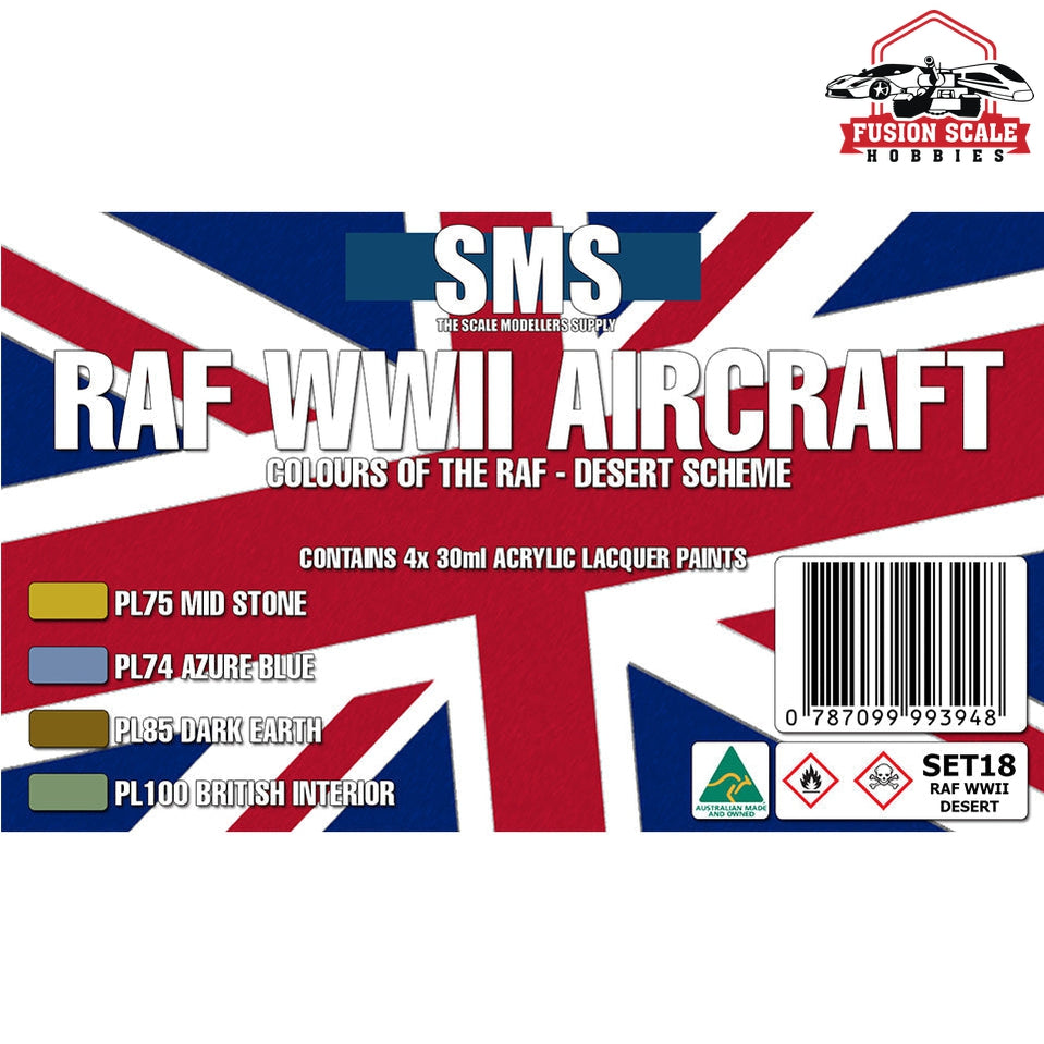 Scale Modelers Supply Raf Wwii Aircraft 1 Desert Desert Color Color Set