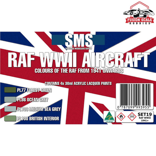 Scale Modelers Supply Raf Wwii Aircraft 2 1941+ Color 1941+ Color Set