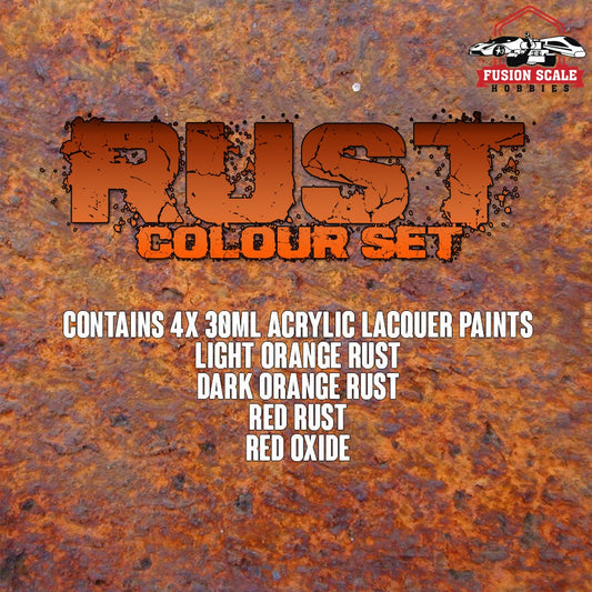 Scale Modelers Supply Rust Color Set