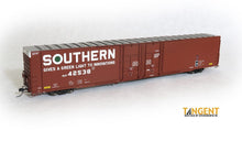 Load image into Gallery viewer, HO Scale Tangent 86&#39; High Cube Boxcar Southern