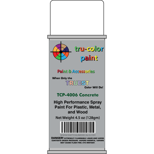 Tru Color Paint TCP 4006 Concrete Spray Can 4.5 oz Spray Can
