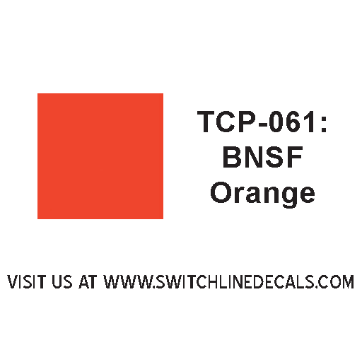 Tru Color Paint TCP-061 BNSF Orange 2oz Bottle