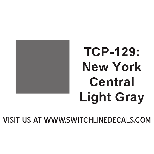 Tru Color Paint TCP-129 New York Central Light Gray 1oz TCP129