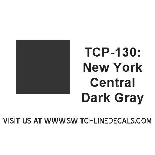 Tru Color Paint TCP-130 New York Central Dark Gray 1oz TCP130