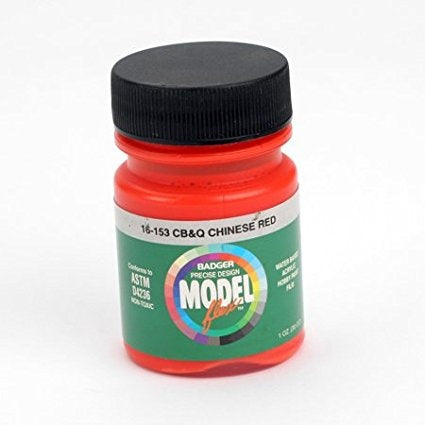 Badger Paint CB&Q Chinese Red